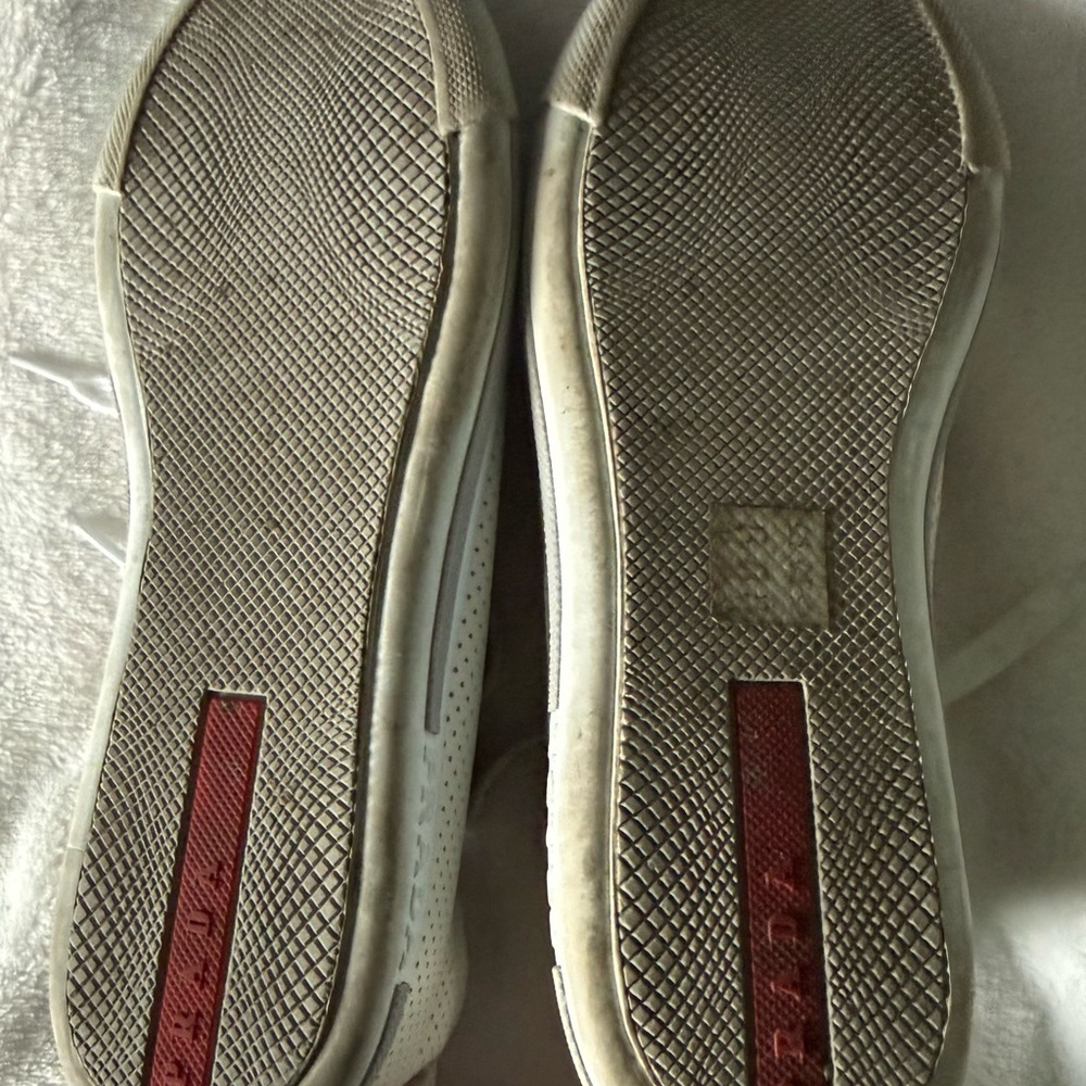 Prada White Sneakers (3T5848) - Picture 6 of 15